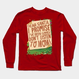 Christmas Letter to Santa Long Sleeve T-Shirt